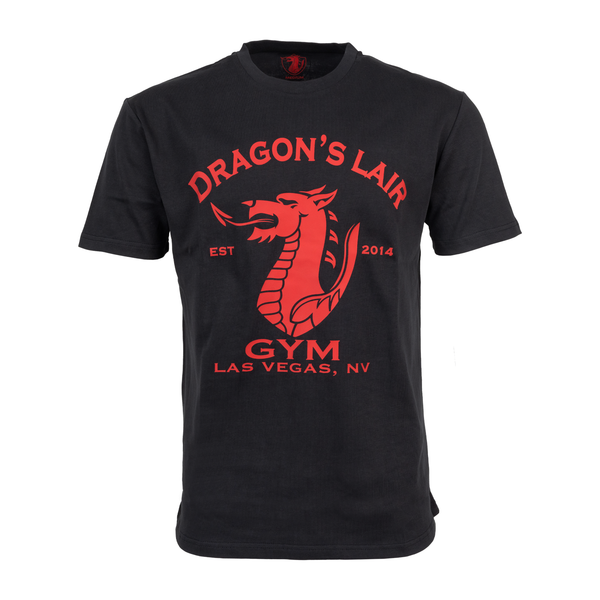 Black Pump Cover with Red Dragon's Lair Gym Logo