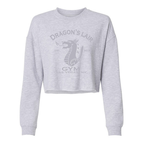 Heather Grey Pullover with Grey Dragon's Lair Gym Logo