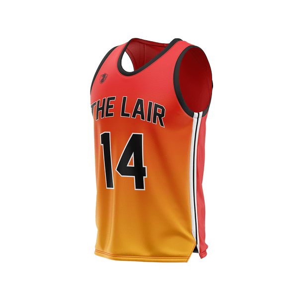 Men's Dragon's Lair Gym Basketball Jersey in Ombre