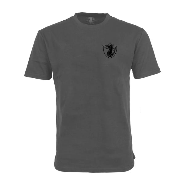 Charcoal Pump Cover with Black Dragon's Lair Gym Logo