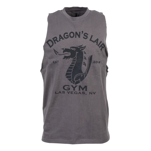 Matterhorn Men's Muscle Tank with Black Dragon's Lair Gym Logo