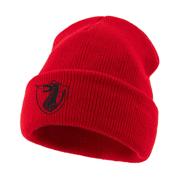 Red Beanie with Black Dragon's Lair Crest