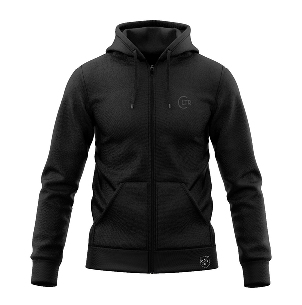 CLTR | Track Suit | Zip-Up Hoodie | Textured Black | CLTR