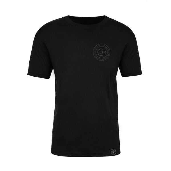 CLTR | Short Sleeve Shirt | Black |  CLTR Varsity Logo