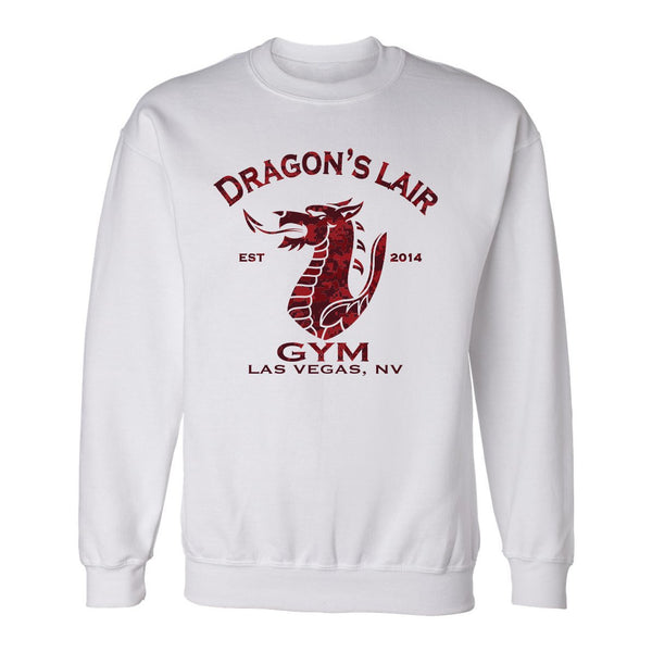 White Pullover with Red Digi Camo Dragon's Lair Gym Logo
